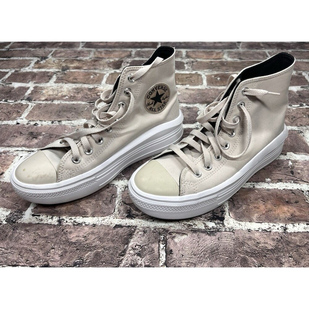 Converse Chucks All Star Move Platform High Top Pink Women 7.5 Shoe Sneaker Lift